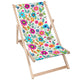 Wooden Deck Chair Small Spring Flowers-M