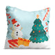 Kissen Snowman Candy-Velvet