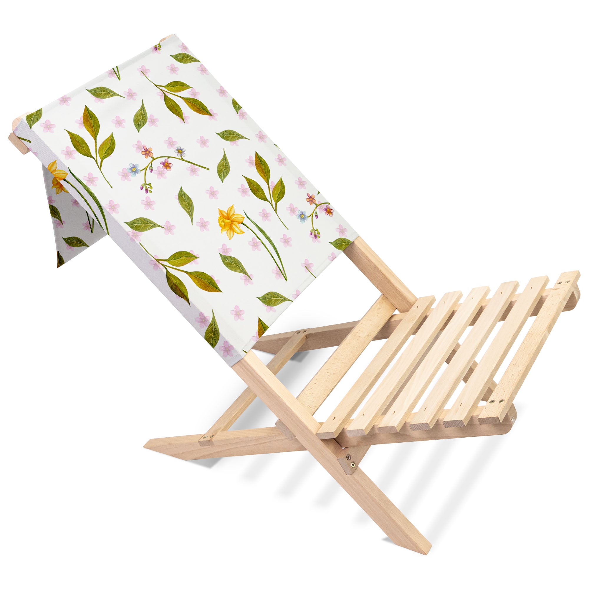 Klappbarer Strandstuhl Frühlingsmuster