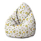 Pearshape Pouf Spring Pattern-S-Velvet