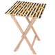Holztisch Bananenstreifen-50x50 CM