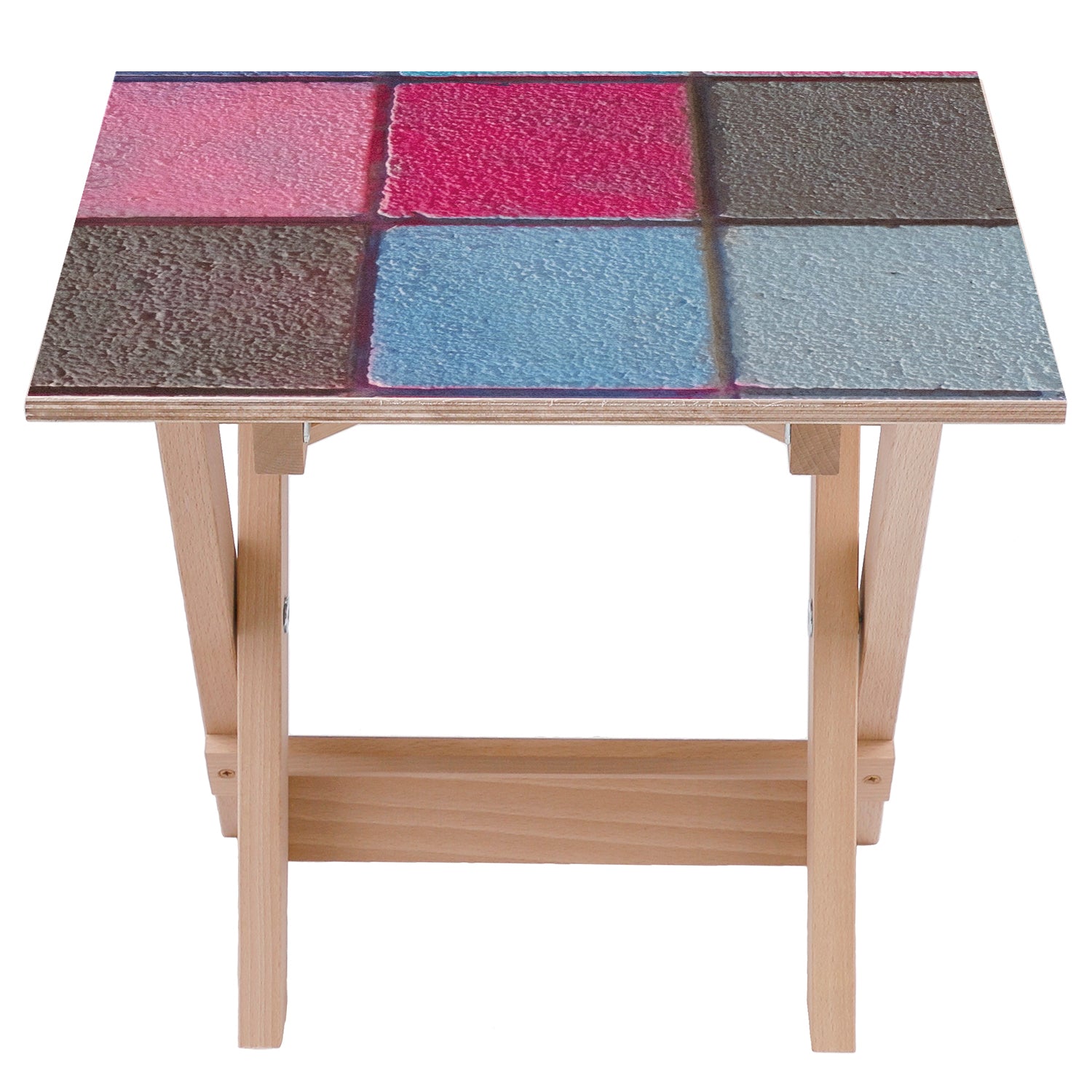 Holztisch Colored Check-30x40 CM