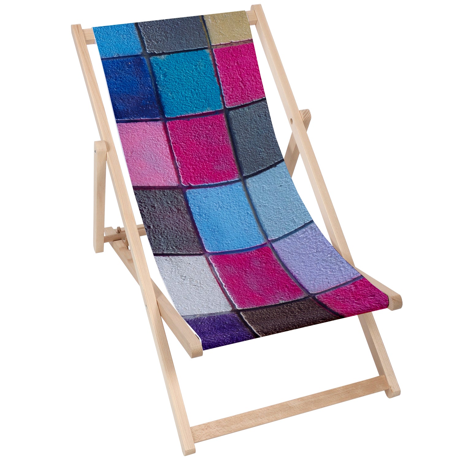 Holztisch Colored Check-30x40 CM