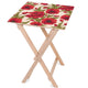 Holztisch Rote Mohnblumen-30x40 CM