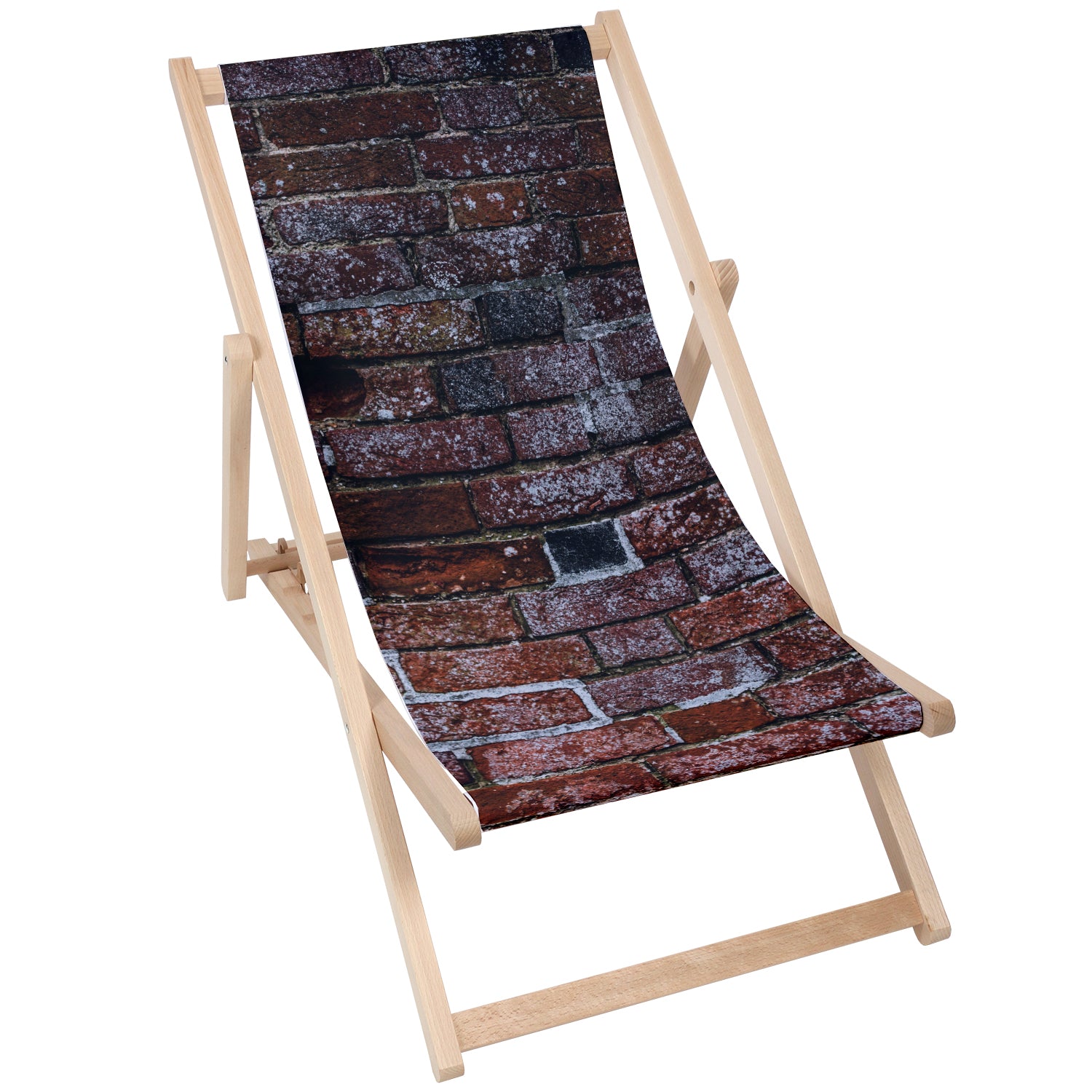 Holztisch Dark Brick-50x50 CM