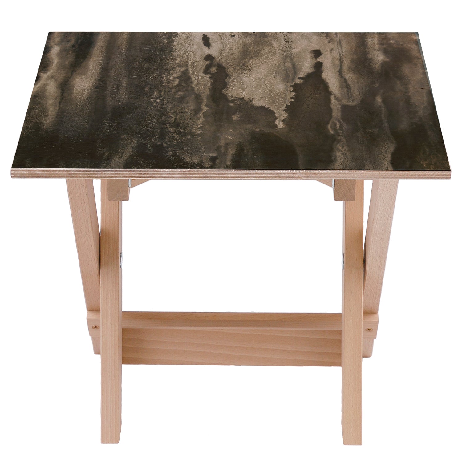 Holztisch Dunkle Wand-30x40 CM