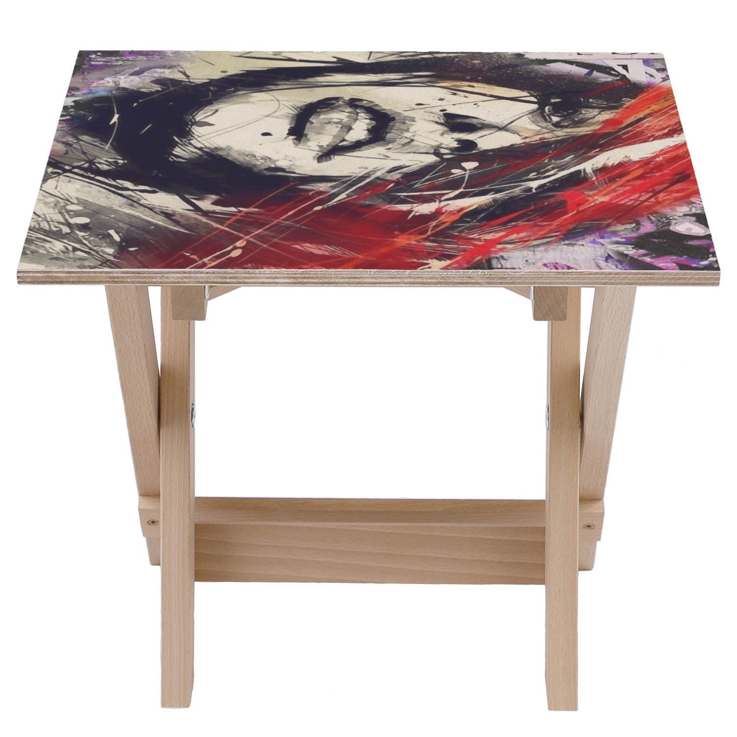 Holztisch Freude-50x50 CM