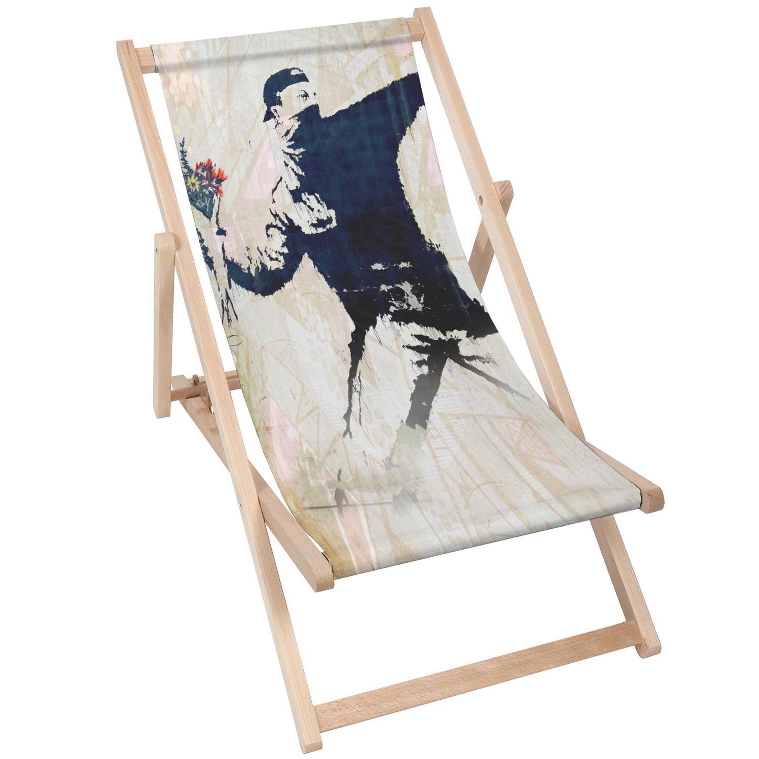 Holztisch Blumenbomber-30x40 CM
