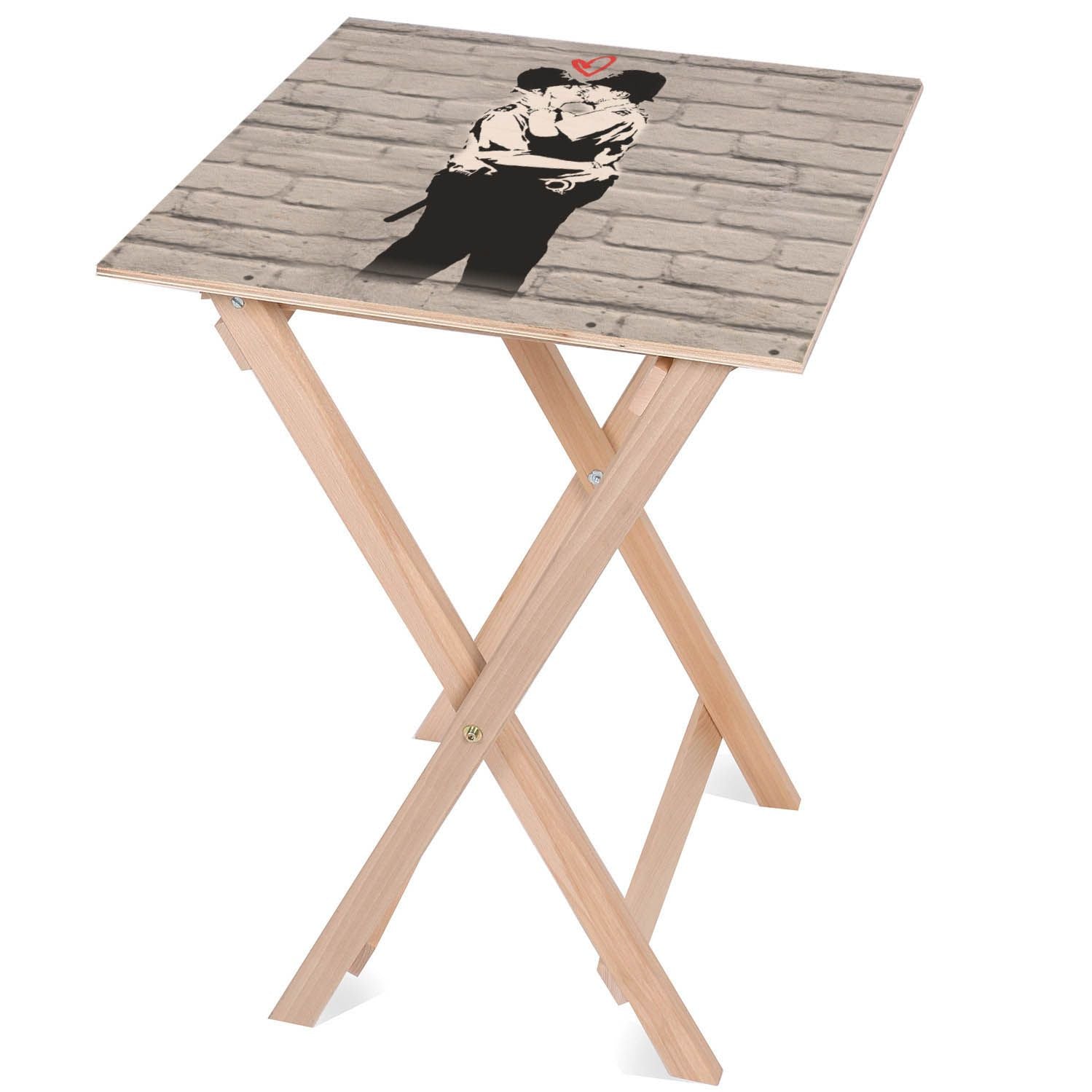 Holztisch Küssende Coopers