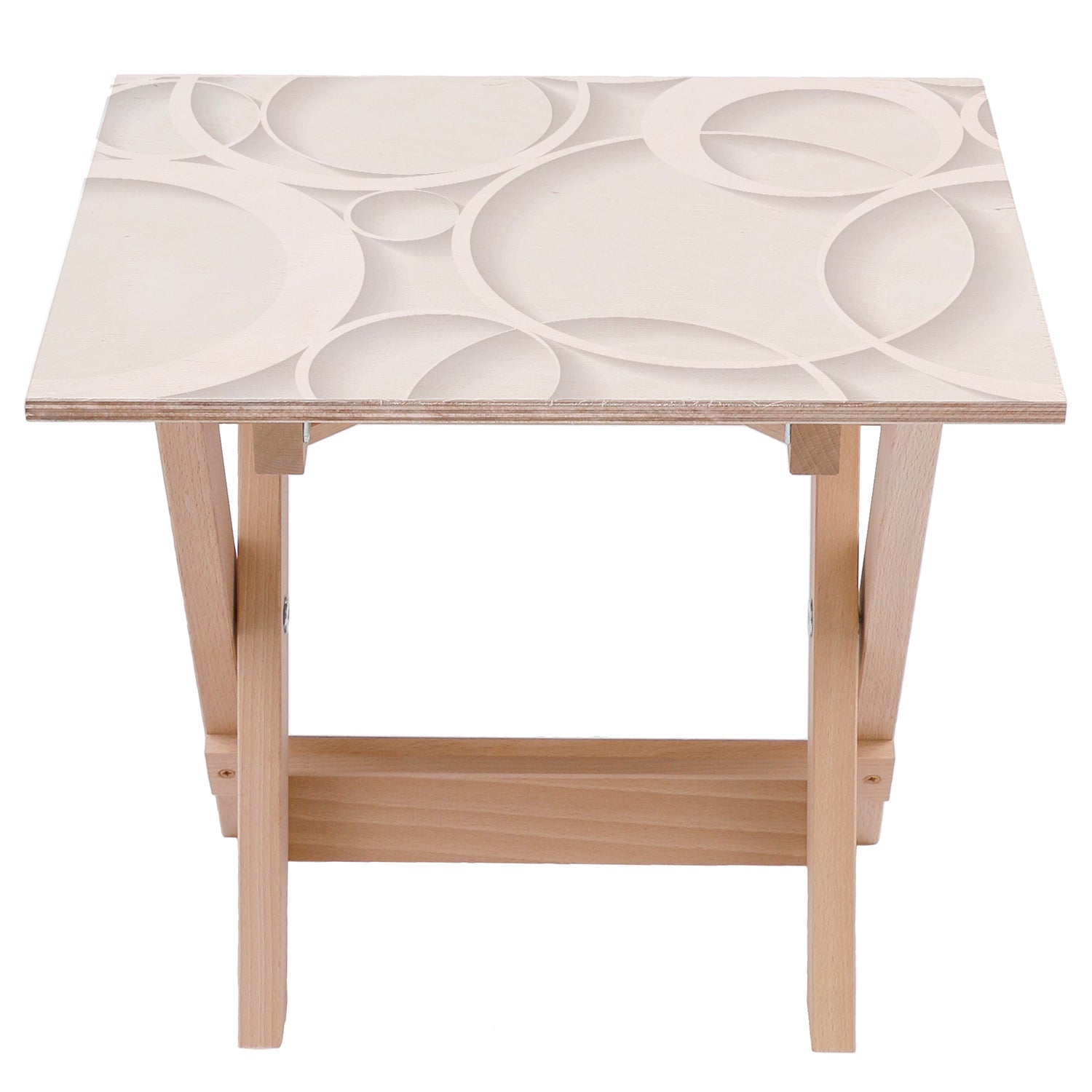 Holztisch Kreise 3D-30x40 CM