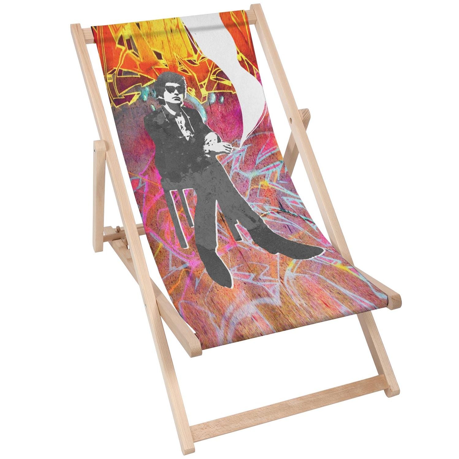 Holztisch Man In Black-50x50 CM