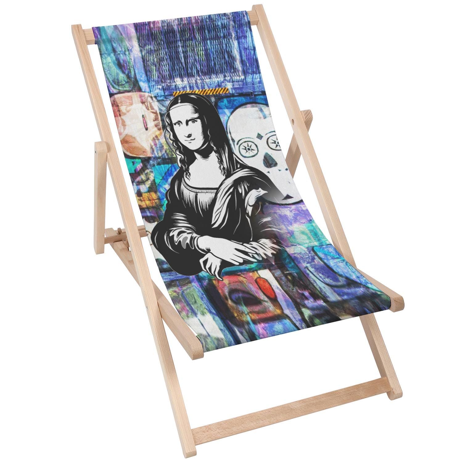 Holztisch Mona Lisa Black-50x50 CM