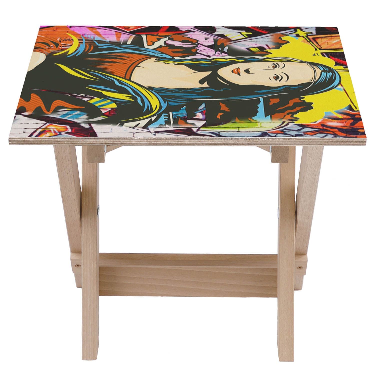 Holztisch Mona Lisa Yellow-30x40 CM