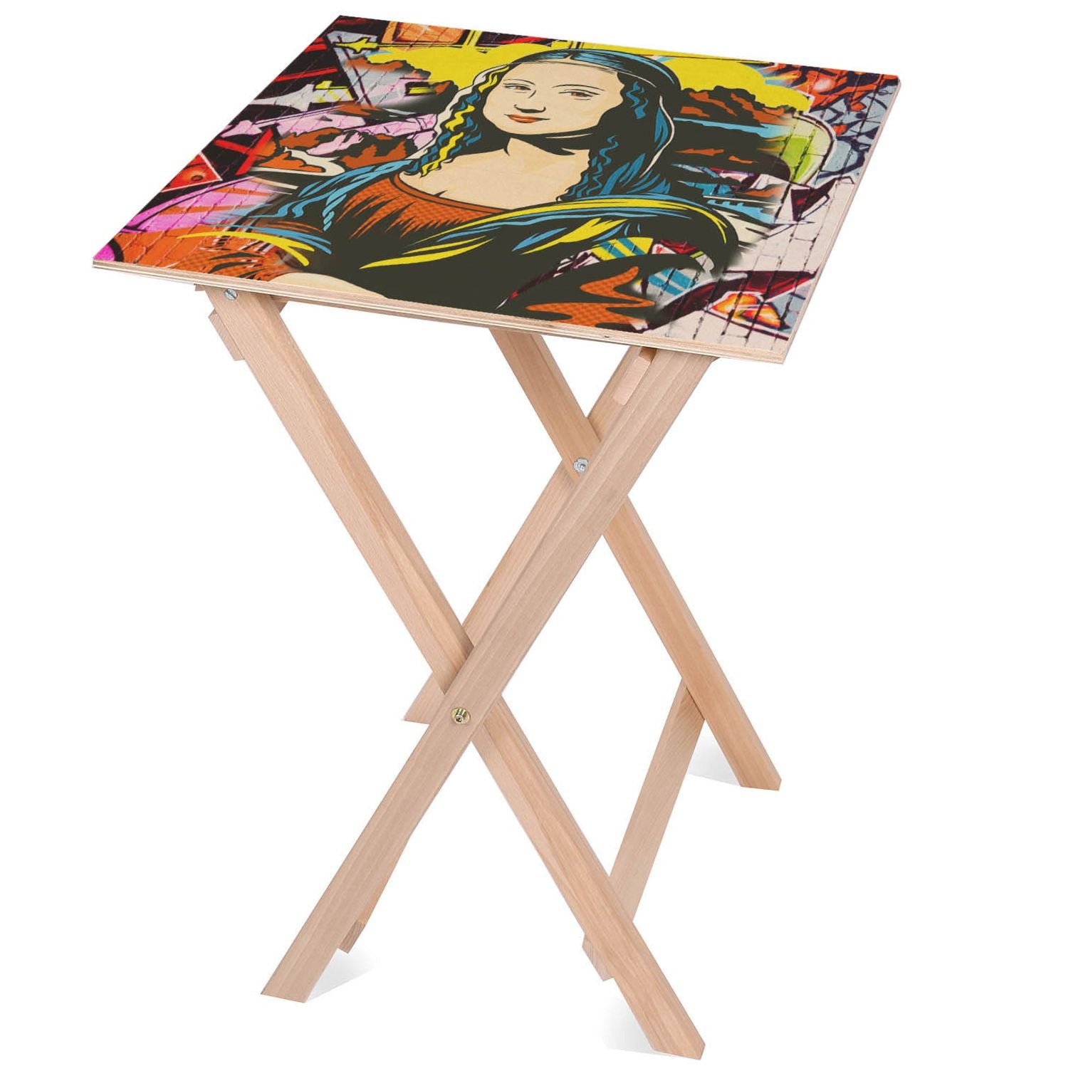 Holztisch Mona Lisa Yellow