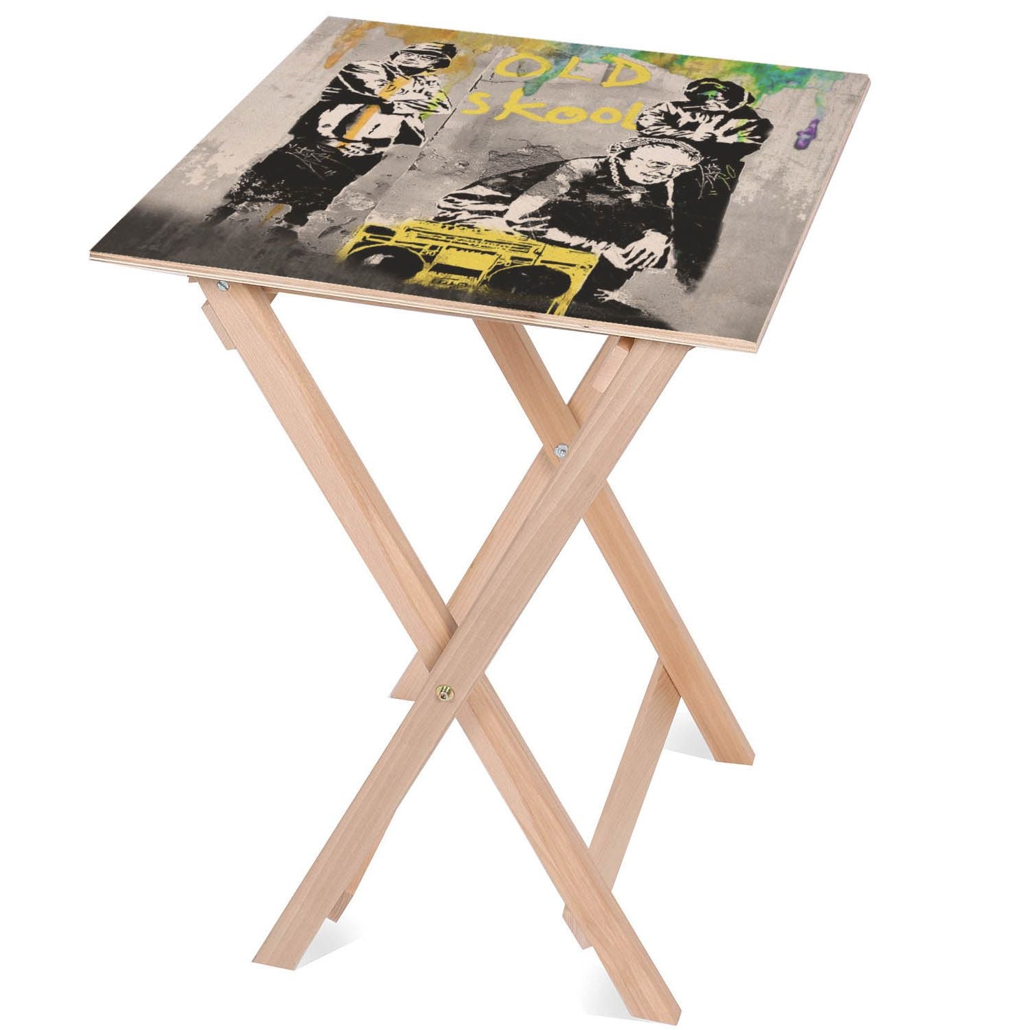 Holztisch Old Skool-30x40 CM