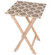 Holztisch Ornament Grau-30x40 CM