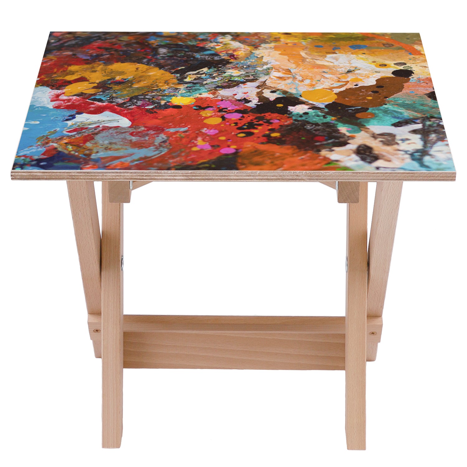 Holztisch Farbe-50x50 CM