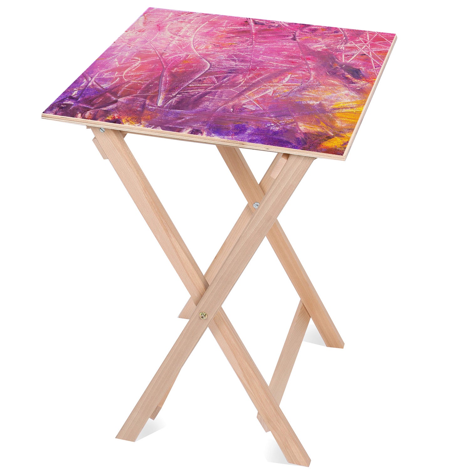 Holztisch Pink-30x40 CM