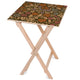 Holztisch Kletterblumen-50x50 CM