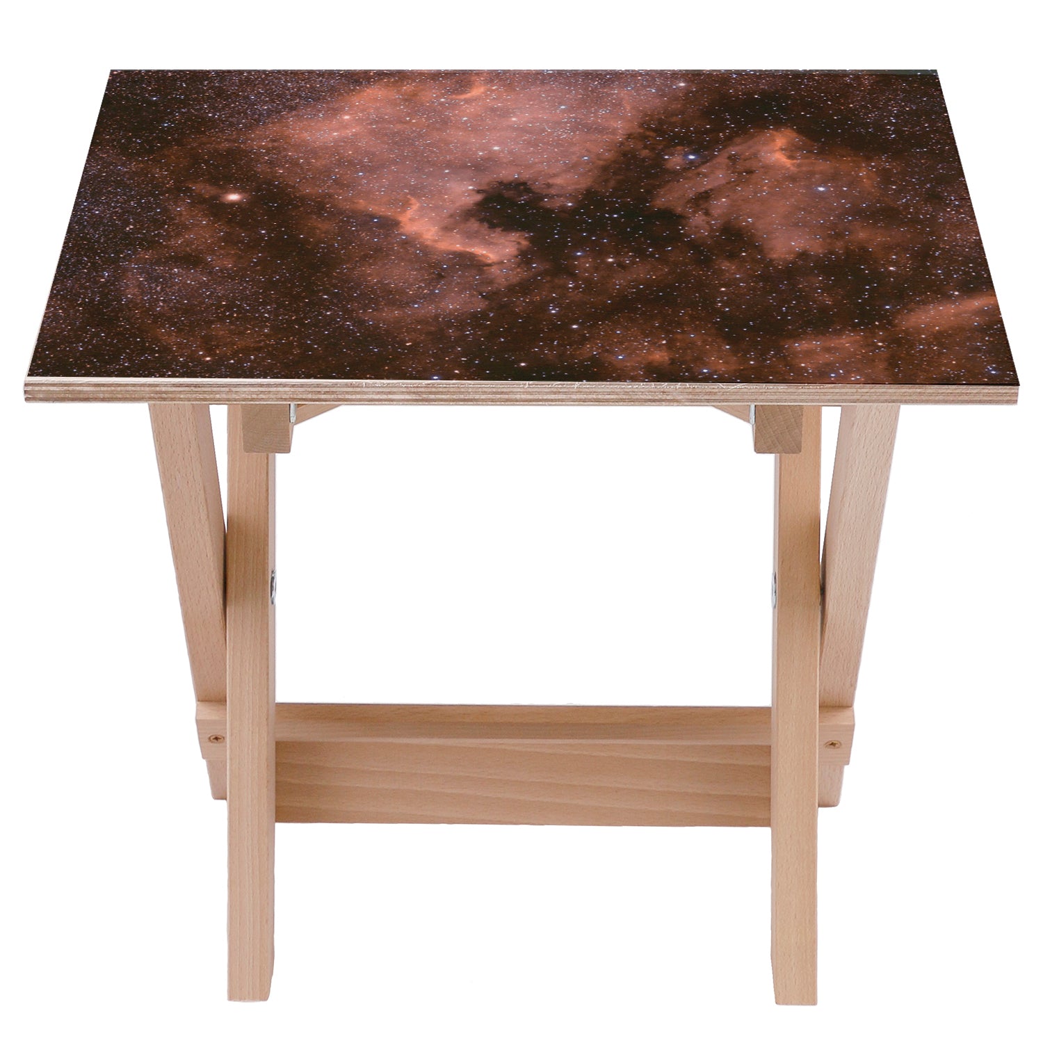 Holztisch Sky at Night-50x50 CM