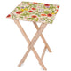 Holztisch Summer Flowers Mohnblumen-50x50 CM