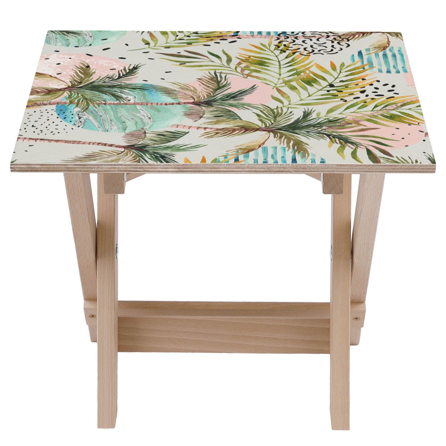 Holztisch Summer Palm-50x50 CM