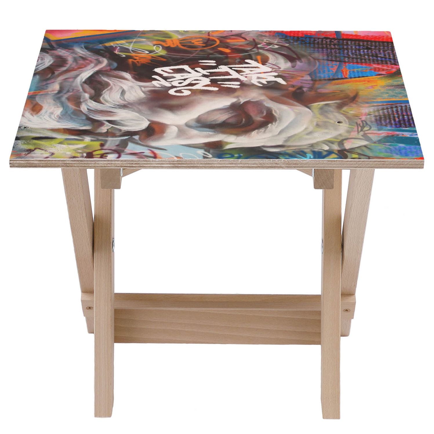 Holztisch Take It Easy-50x50 CM