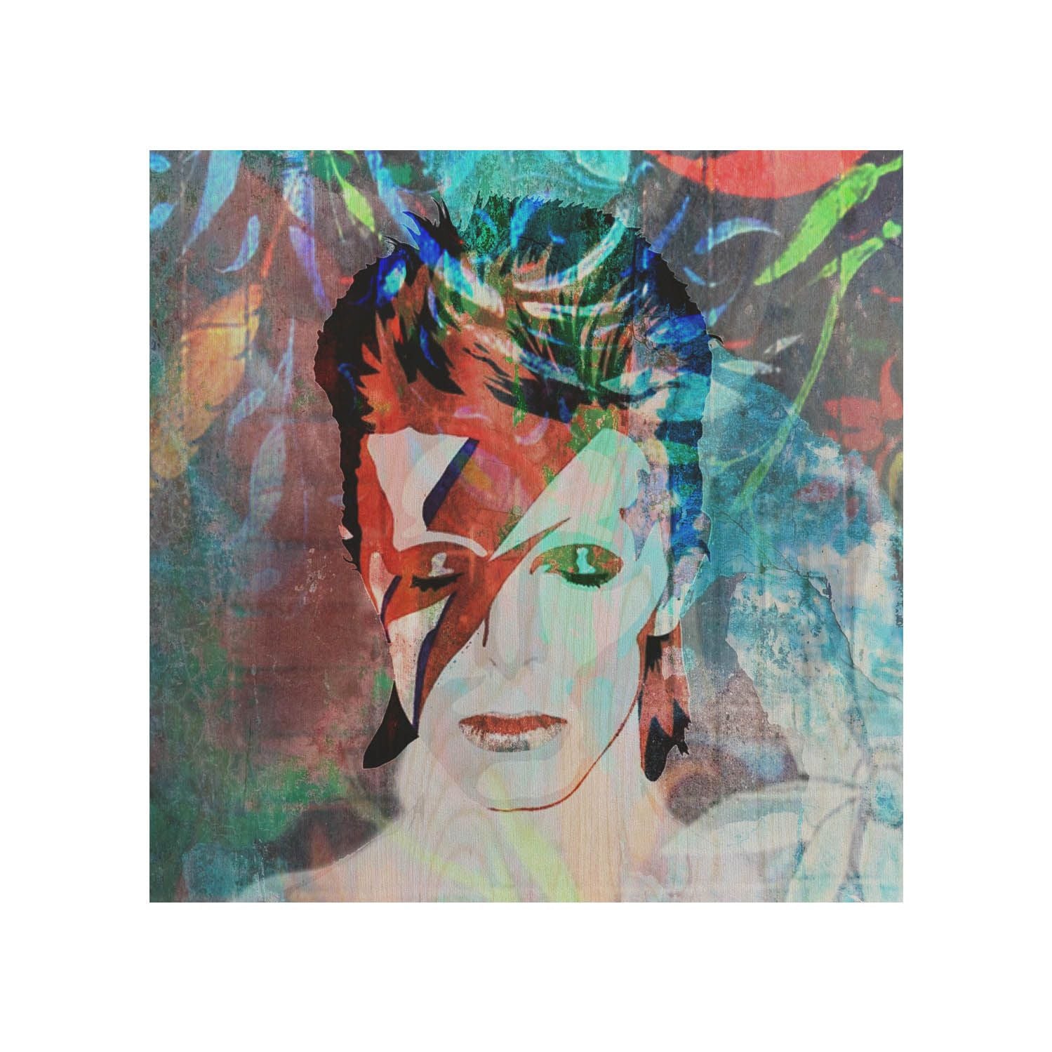 Wooden Table Tropical David-50x50 CM
