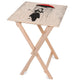 Holztisch Umbrella Girl-50x50 CM