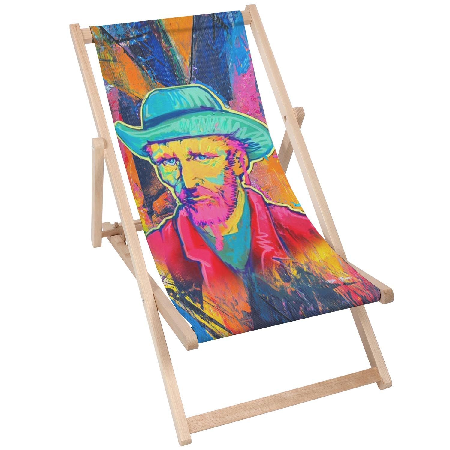 Holztisch Van Gogh With A Straw-50x50 CM