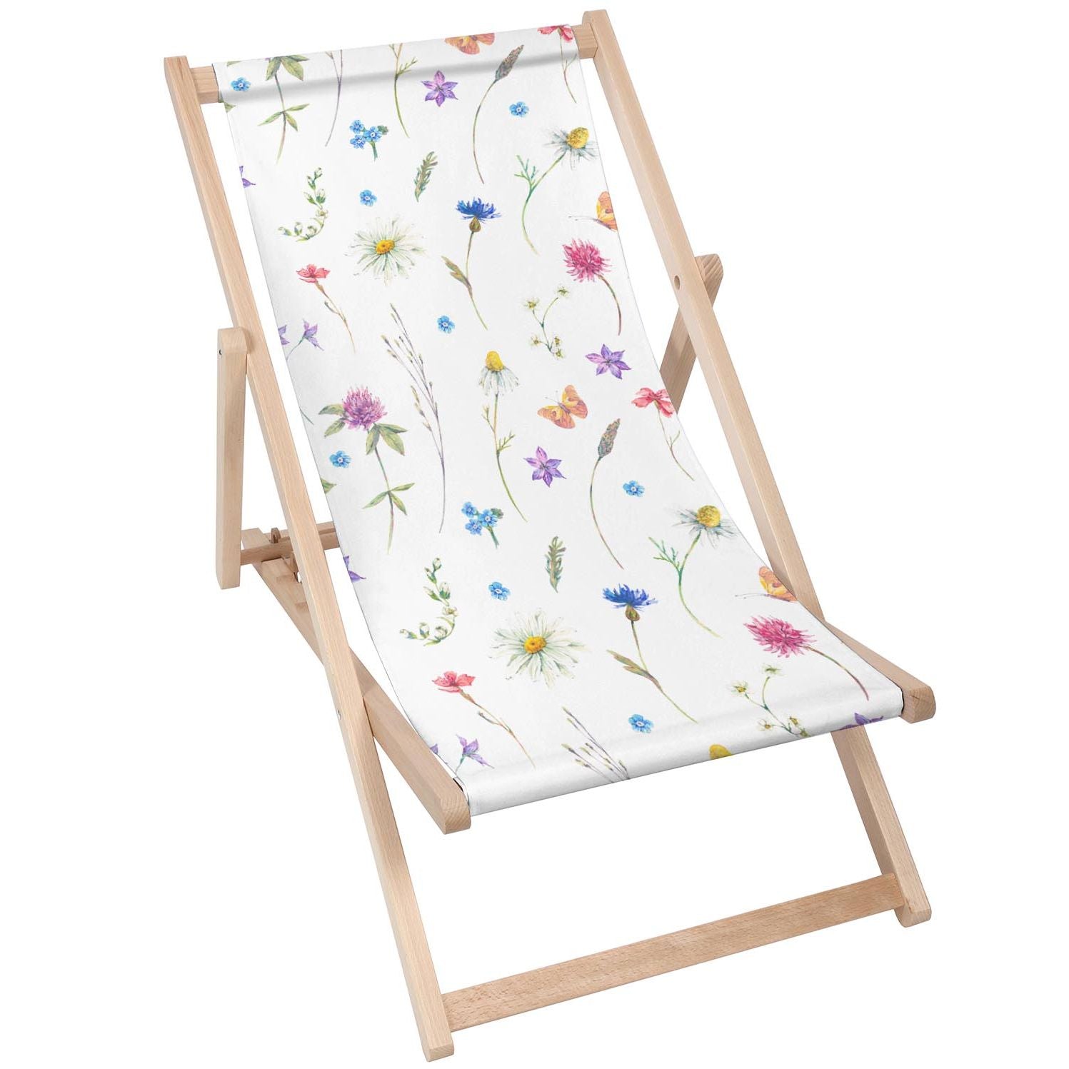 Holztisch Watercolor Wild Flowers-30x40 CM