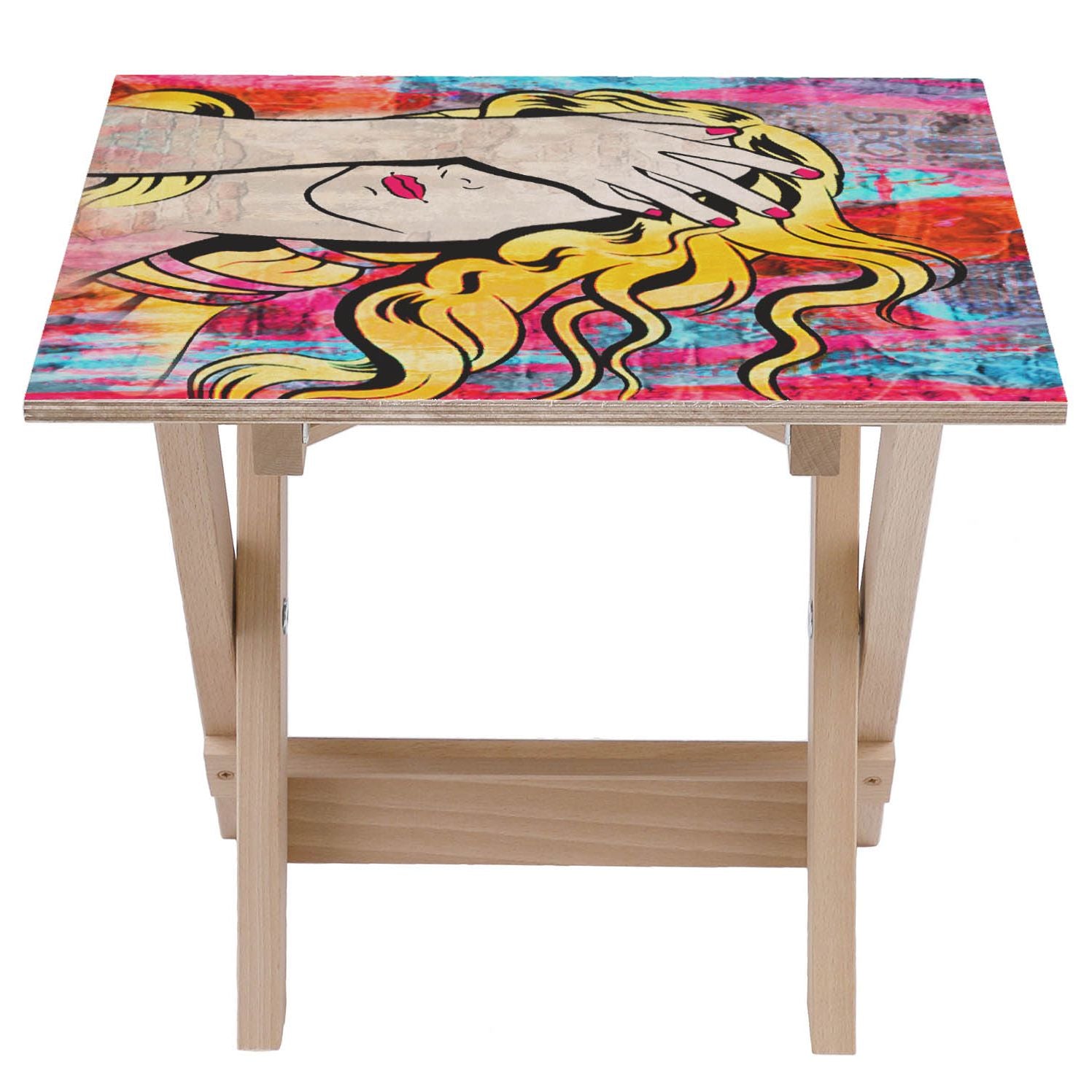Holztisch Wenus-50x50 CM