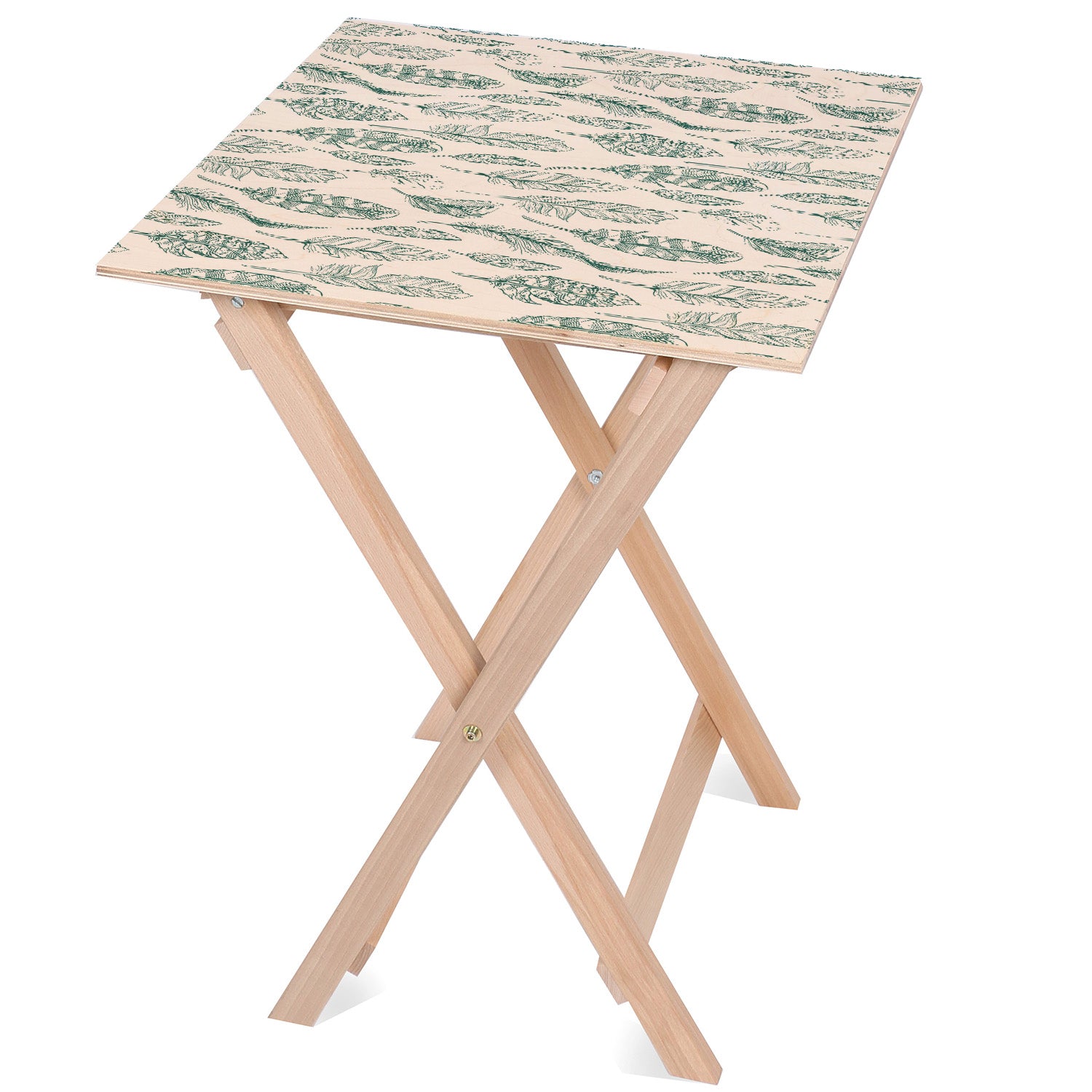 Holztisch Green on White-30x40 CM