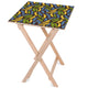 Holztisch Yellow-Green-Blue-50x50 CM