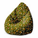 Puf Pearshape Sunflowers-S-Velvet