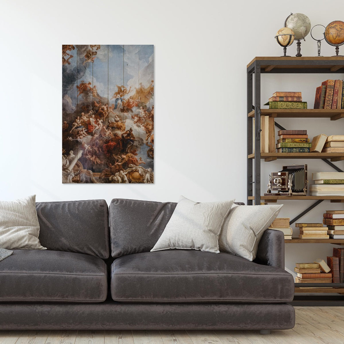 Bild Holz Das Werk von Michelangelo-70x90 cm