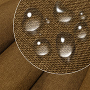 Stoff Leinenimitation Cinnamon