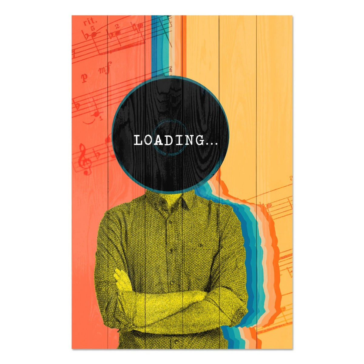 Bild Wood Vintage Loading-30x40 cm