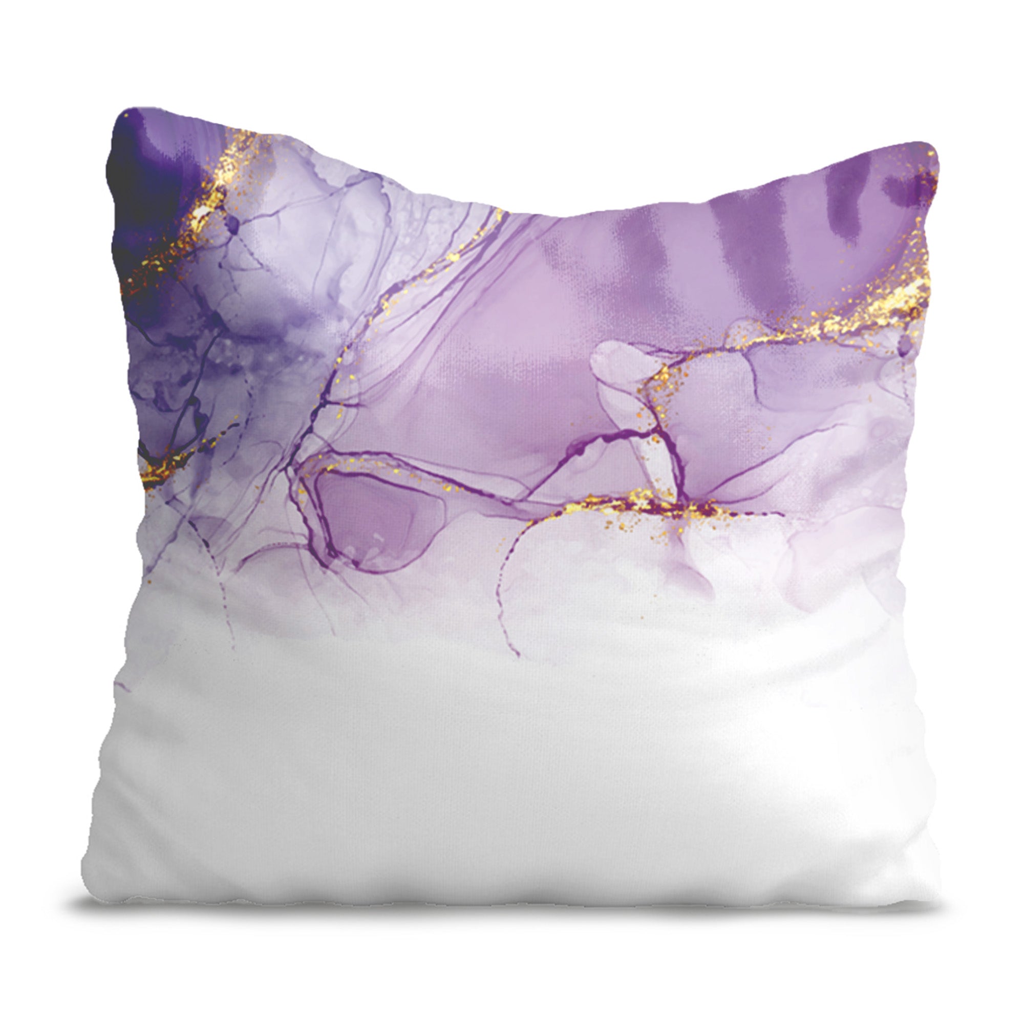 Kissen Aquarell Abstrakt Violett