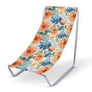 Metall-Liegestuhl Watercolor Flower Leaves