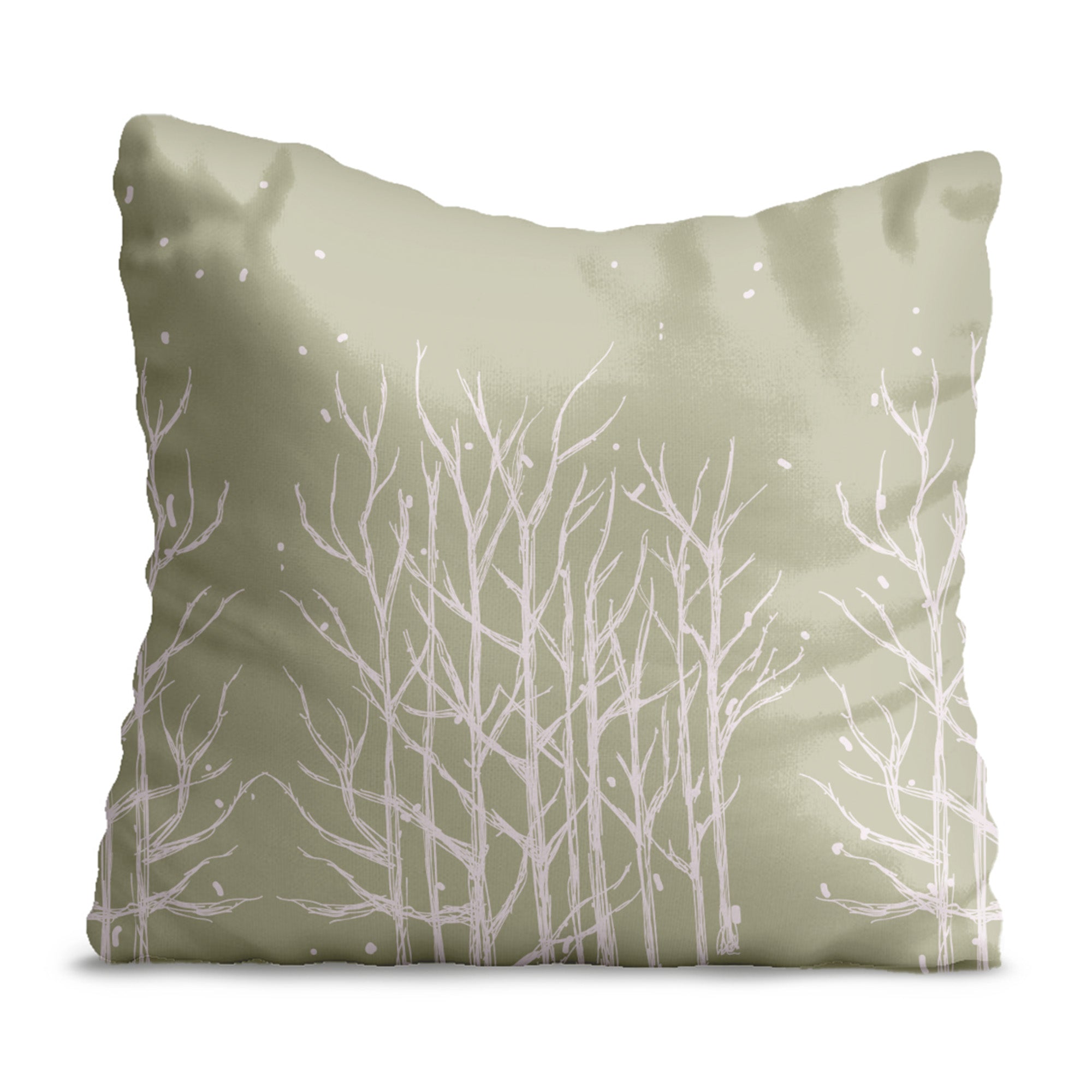 Kissen White Tree