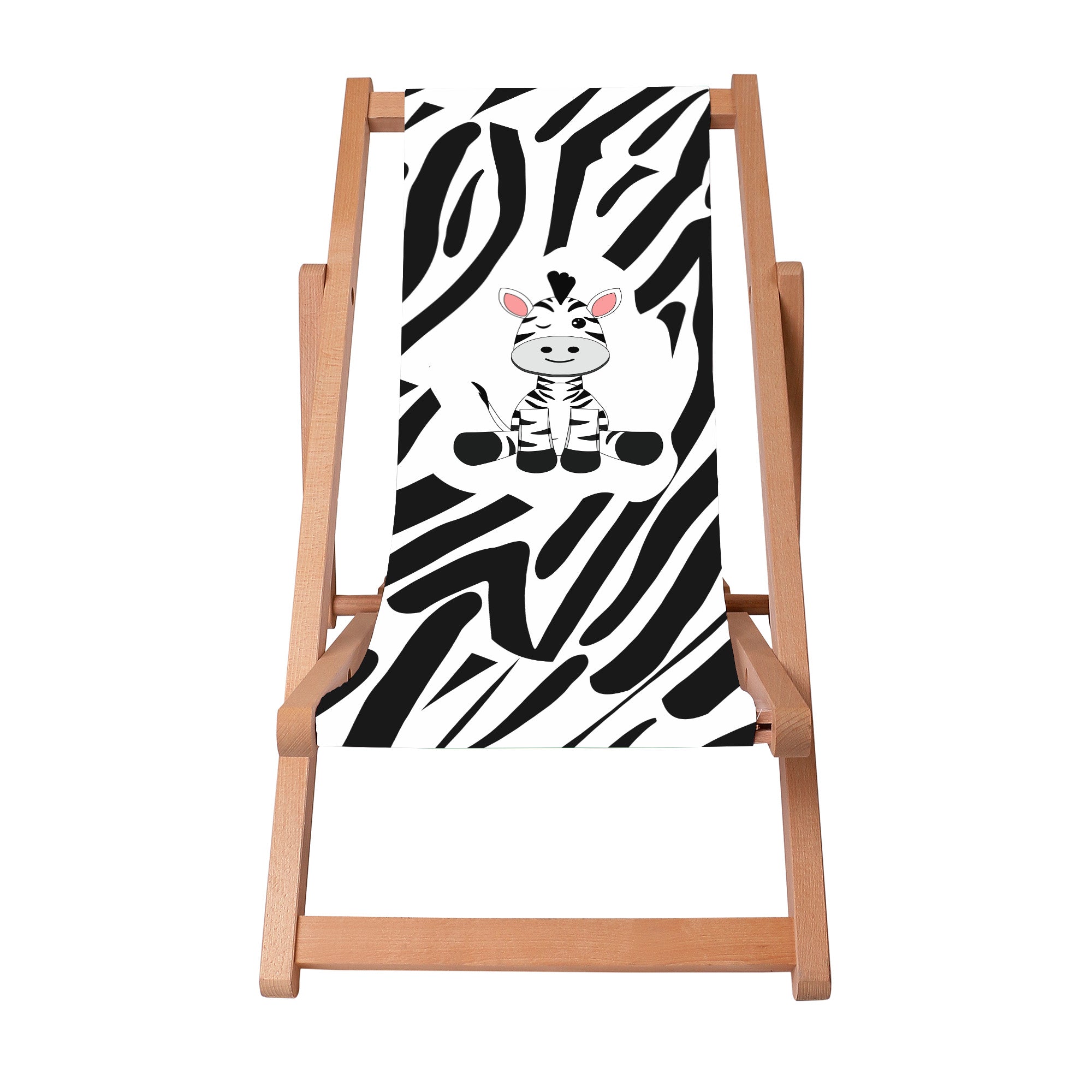 Holzliegestuhl Zig Zebra-S