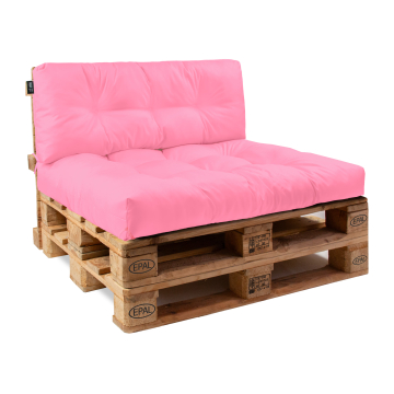 Kissen-Set für Europalette Pink