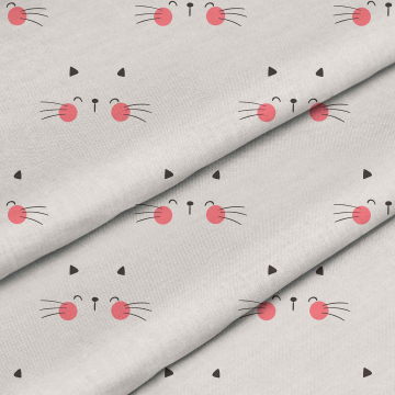 Stoff Cute Cat