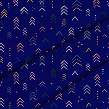 Stoff Abstract Soft Shapes