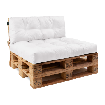 Kissen-Set für Europalette White