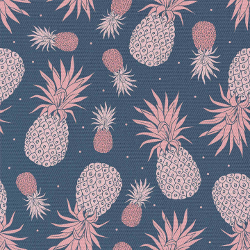 Stoff Scattered Pineapples
