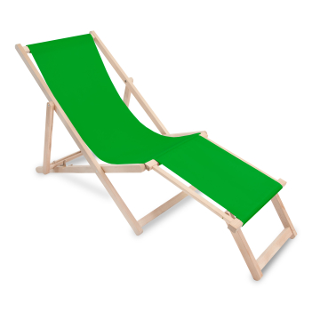 Holz Liegestuhl mit Fußstütze Dublin