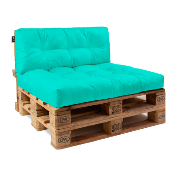 Kissen-Set für Europalette Lazur