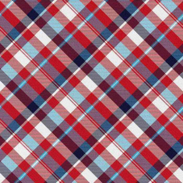 Stoff Madras diagonal grating